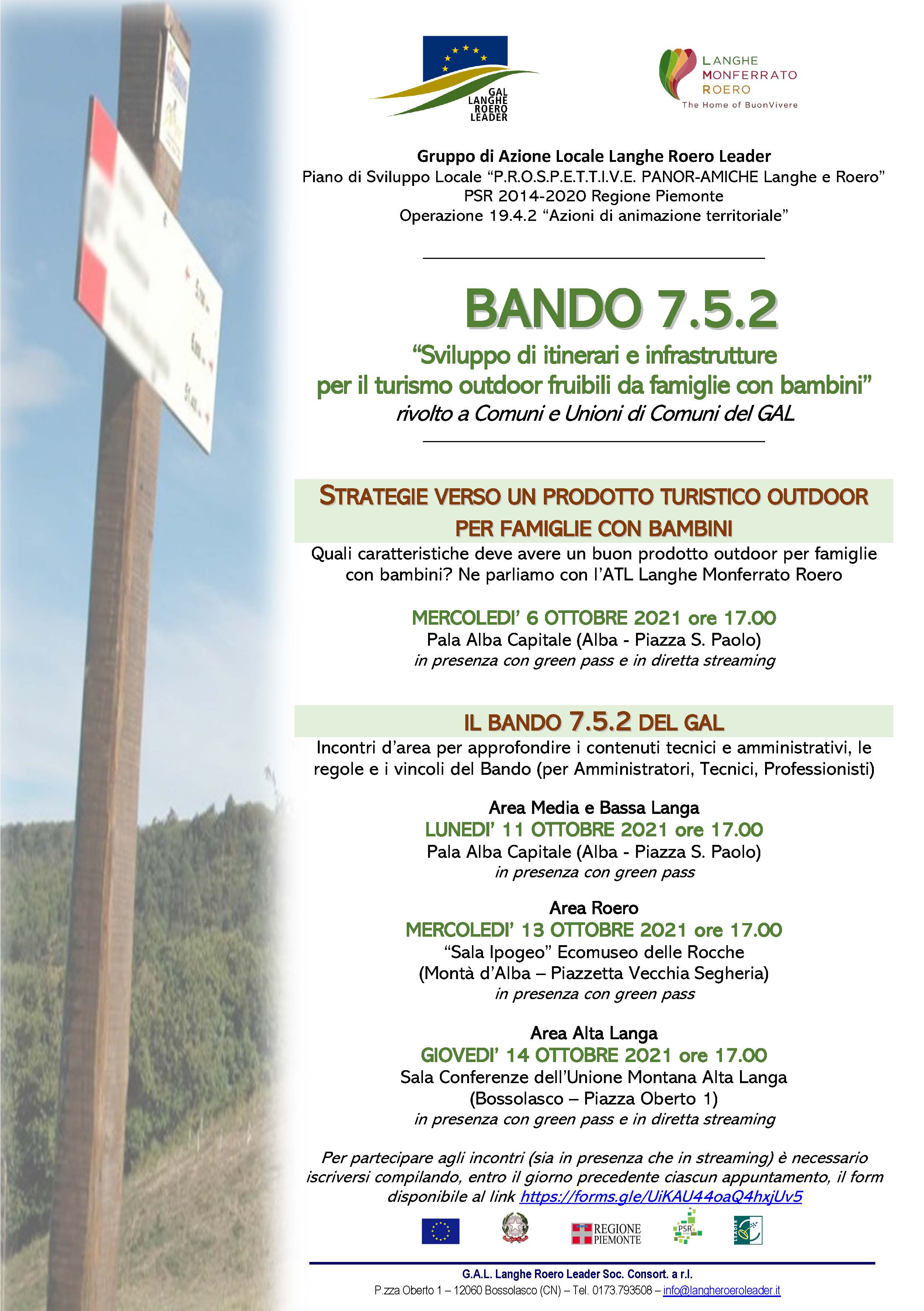 Bando per il turismo outdoor rivolto a famiglie con bambini