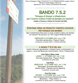 Bando per il turismo outdoor rivolto a famiglie con bambini